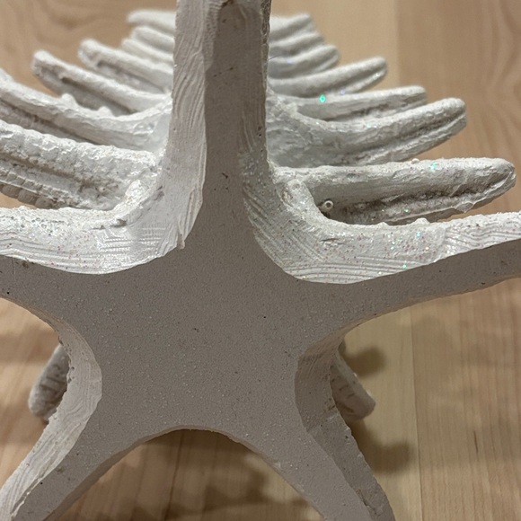 White Starfish Nautical Decorative Christmas Tree Sculpture - Picture 6 of 6